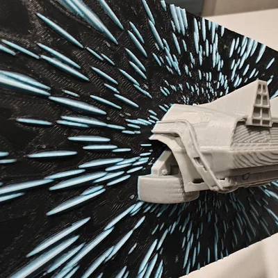 Hueforge Hybrid Print - Du Hành Thời Gian - Back to the Future - Ritorno al futuro