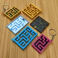 Mê cung bi sắt móc khóa phong cách bảng mạch điện (Circuitry-Inspired Keychain Marble Maze) - Thumbnail 1