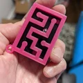 Mê cung bi sắt móc khóa phong cách bảng mạch điện (Circuitry-Inspired Keychain Marble Maze) - Thumbnail 6