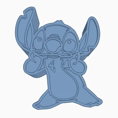 Nắp đậy ống hút hình Stitch cực xinh cho bình nước Stanley