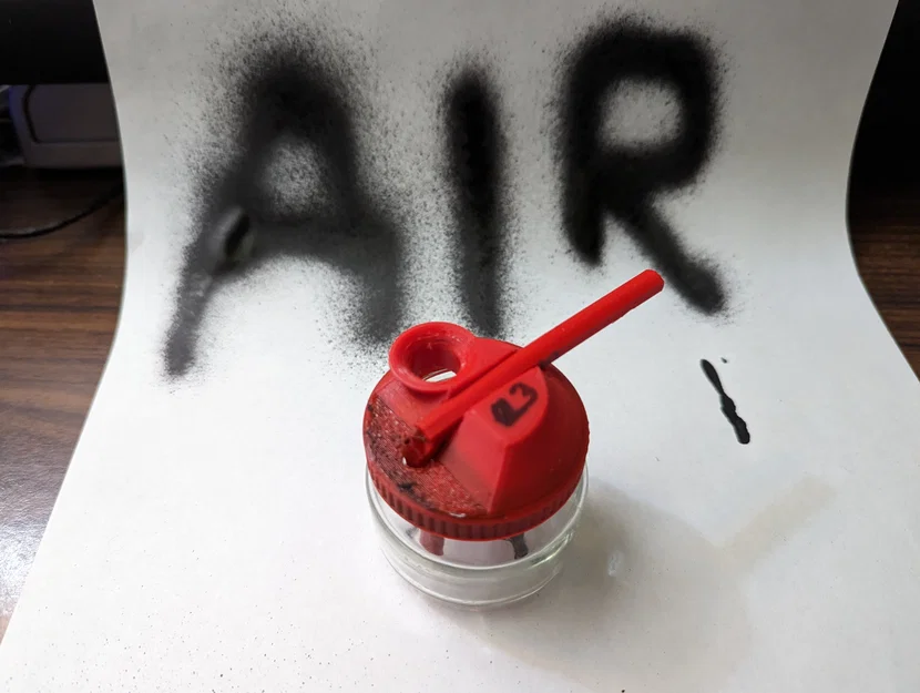 Nắp airbrush thổi bằng miệng cho hũ đồ ăn em bé Gerber - Image 1