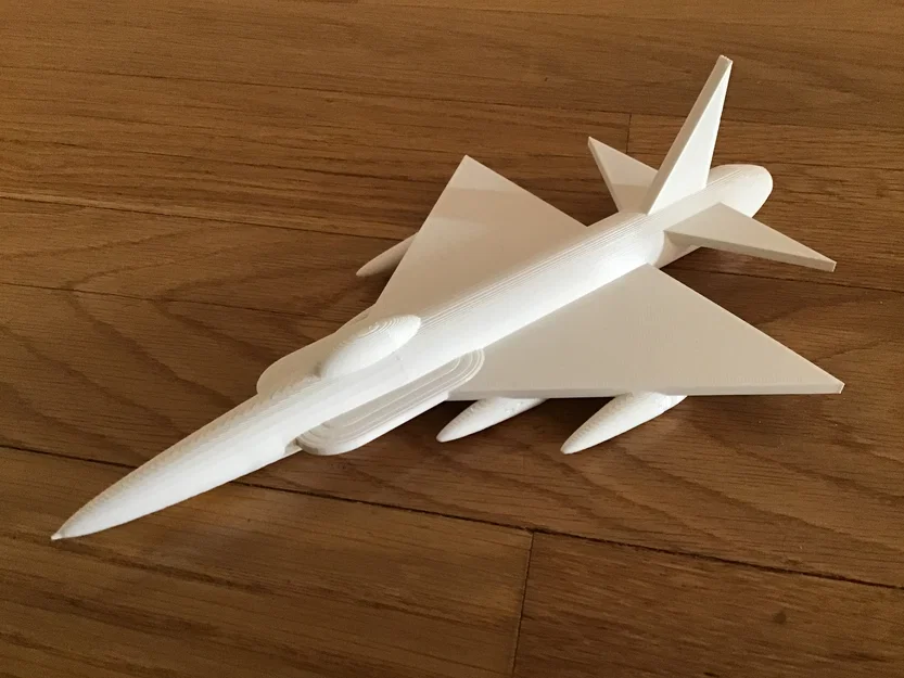 Mô hình máy bay chiến đấu (Fighter Jet) để bàn trang trí in 3D - Image 2