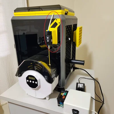 Creality K1 - Mount dời Filament Sensor (Runout) sang hông phải V2