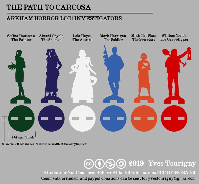 Standees Investigator Arkham Horror LCG (Path to Carcosa) - Image 1