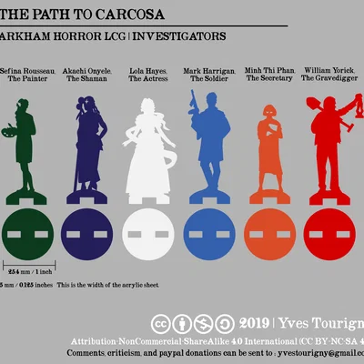 Standees Investigator Arkham Horror LCG (Path to Carcosa)