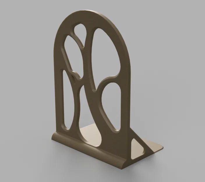 Chặn sách 3D thiết kế hình vòm nghệ thuật trang trí kệ sách - Image 1