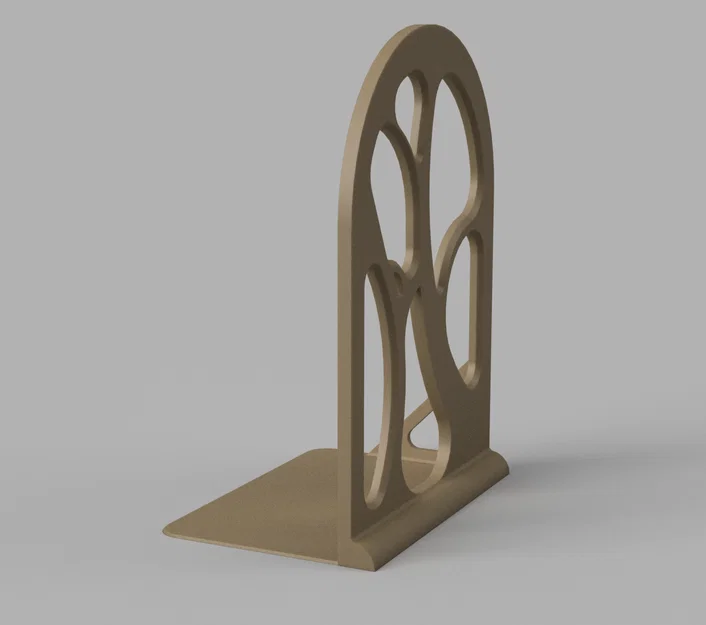 Chặn sách 3D thiết kế hình vòm nghệ thuật trang trí kệ sách - Image 2