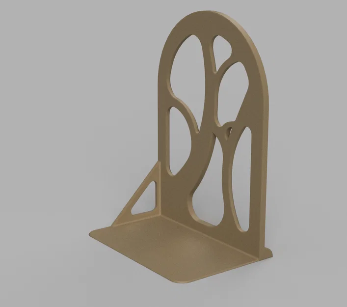 Chặn sách 3D thiết kế hình vòm nghệ thuật trang trí kệ sách - Image 3