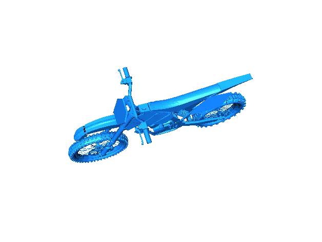 Mô hình xe cào cào Dirt bike 3D ấn tượng cho tín đồ đam mê - Image 1