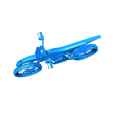 Mô hình xe cào cào Dirt bike 3D ấn tượng cho tín đồ đam mê