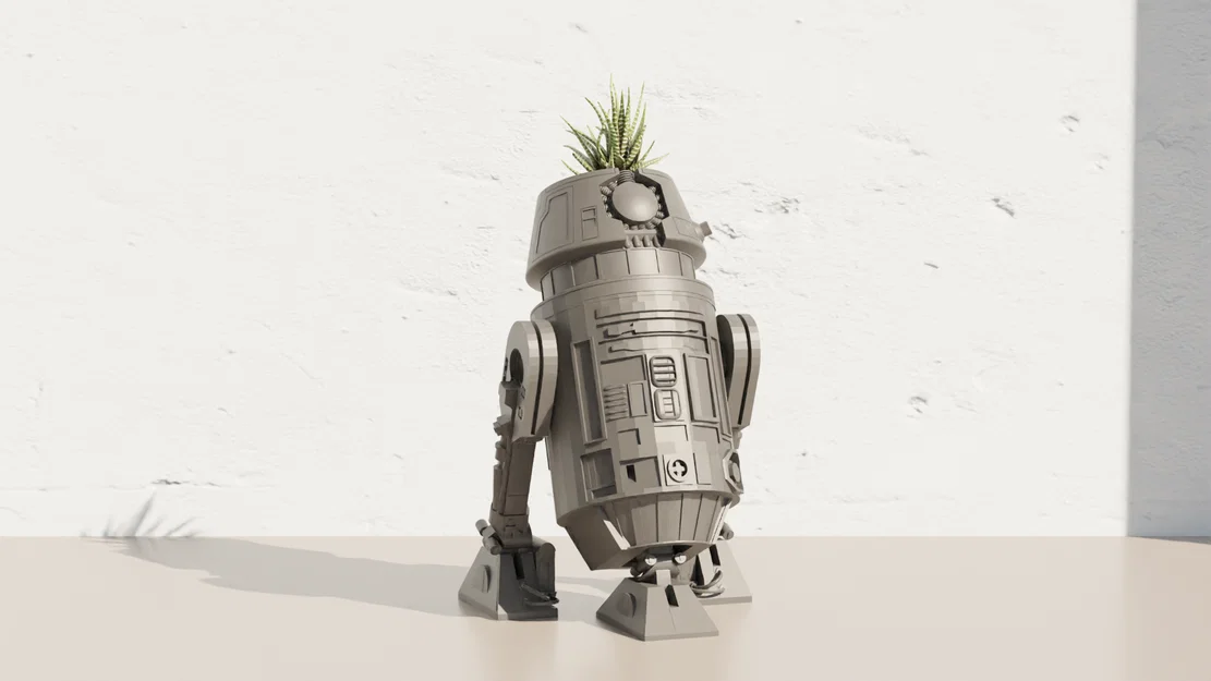 Mô hình chậu cây 3D BT-1 Legion Star Wars độc đáo - Image 1