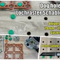 Jig Dog Hole / Lochraster Schablone – Mẫu phay lưới lỗ 19/20 mm - Thumbnail 1