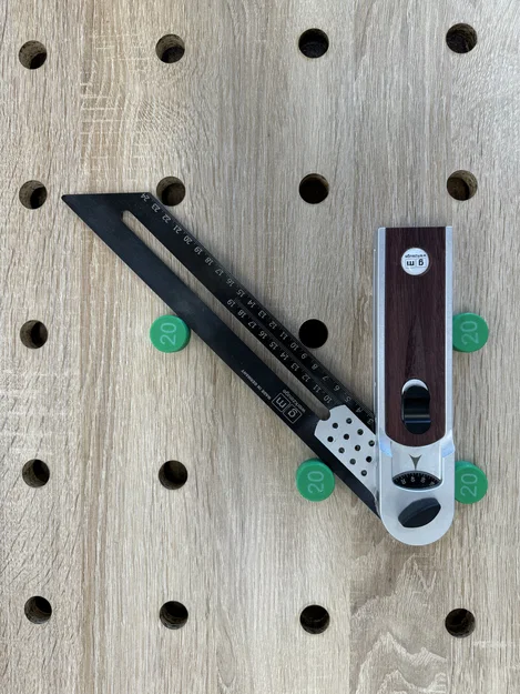 Jig Dog Hole / Lochraster Schablone – Mẫu phay lưới lỗ 19/20 mm - Image 7