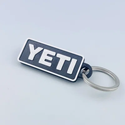 Móc khóa logo YETI in 3D: Nhỏ gọn, phong cách và dễ in