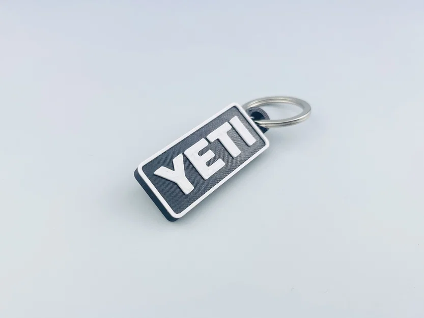 Móc khóa logo YETI in 3D: Nhỏ gọn, phong cách và dễ in - Image 2