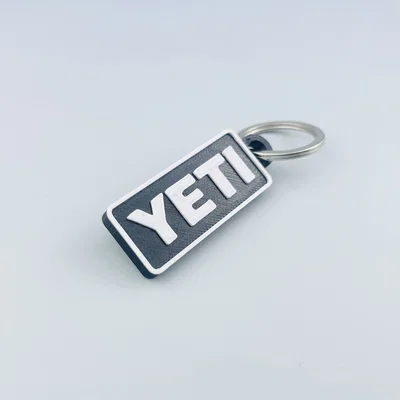 Móc khóa logo YETI in 3D: Nhỏ gọn, phong cách và dễ in