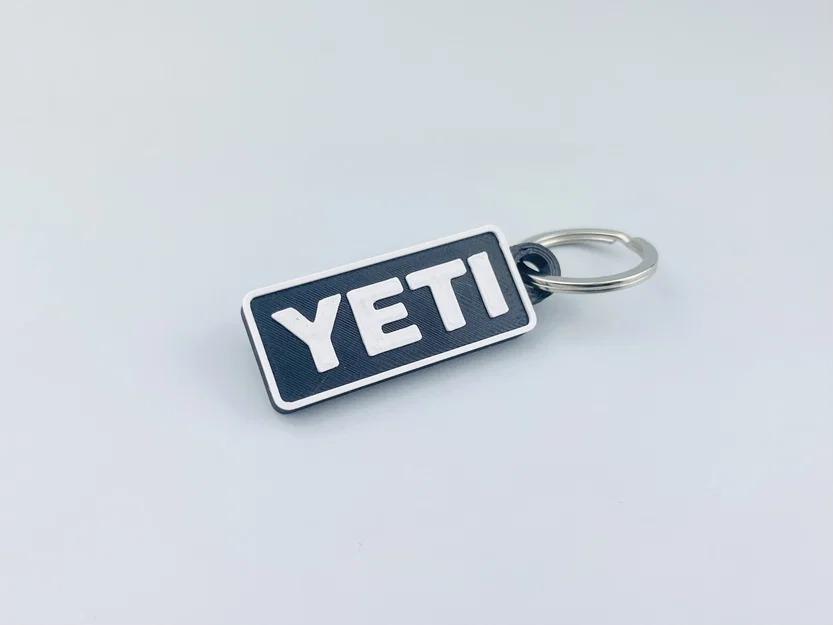 Móc khóa logo YETI in 3D: Nhỏ gọn, phong cách và dễ in - Image 3