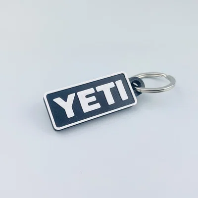 Móc khóa logo YETI in 3D: Nhỏ gọn, phong cách và dễ in