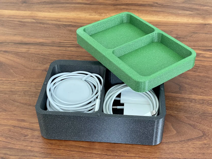 Hộp Khay Xoay Swivel Tray Box (OpenSCAD) - Image 1