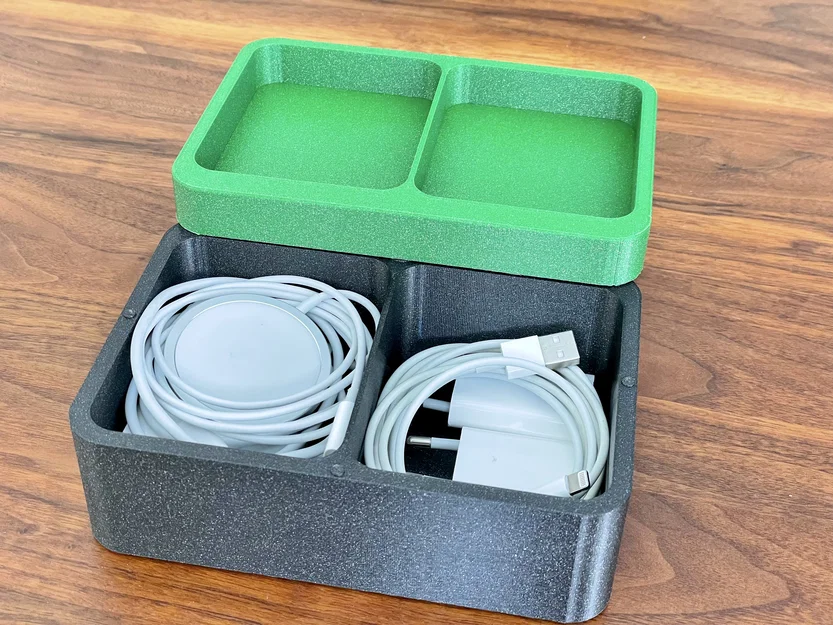 Hộp Khay Xoay Swivel Tray Box (OpenSCAD) - Image 2