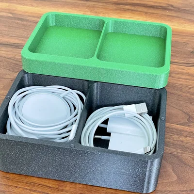 Hộp Khay Xoay Swivel Tray Box (OpenSCAD)