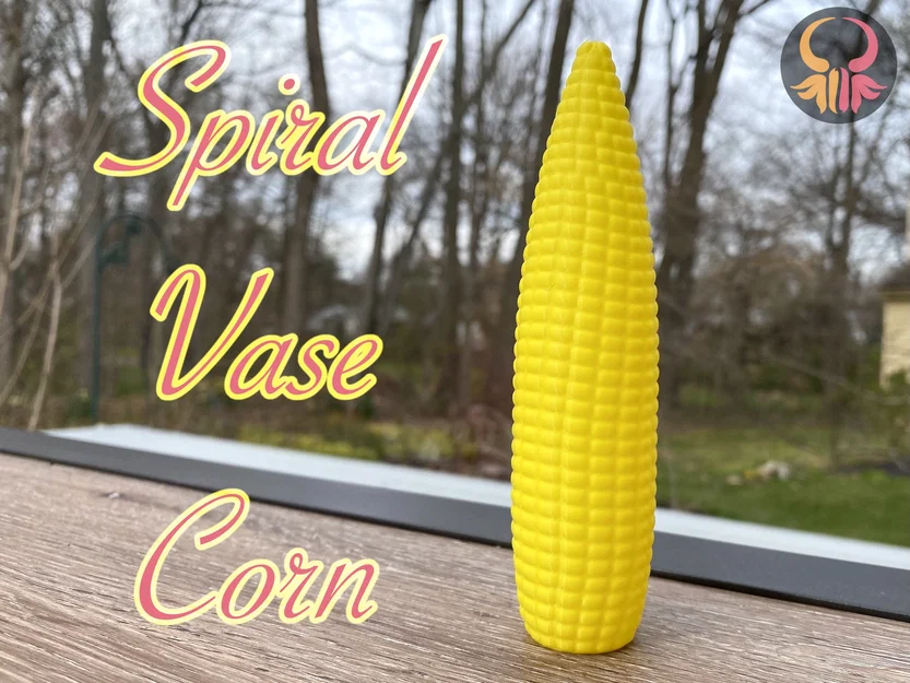 Bình Xoắn Ốc Hình Trái Bắp (Spiral Vase Corn) - Image 1