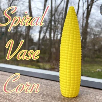 Bình Xoắn Ốc Hình Trái Bắp (Spiral Vase Corn)