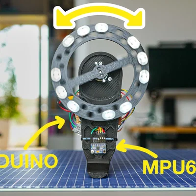 Reaction Wheel (Arduino, MPU6050) – Bánh đà phản ứng mini