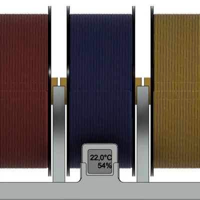 Spoolholder Ikea Samla 22L 3 cuộn (hợp cả máy in nhỏ)