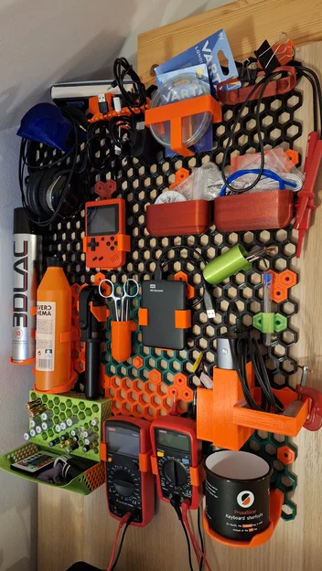 Bộ organizer treo tường honeycomb (không tương thích bản gốc) - Image 3