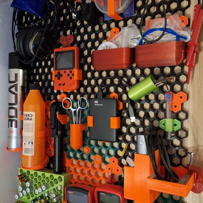 Bộ organizer treo tường honeycomb (không tương thích bản gốc)