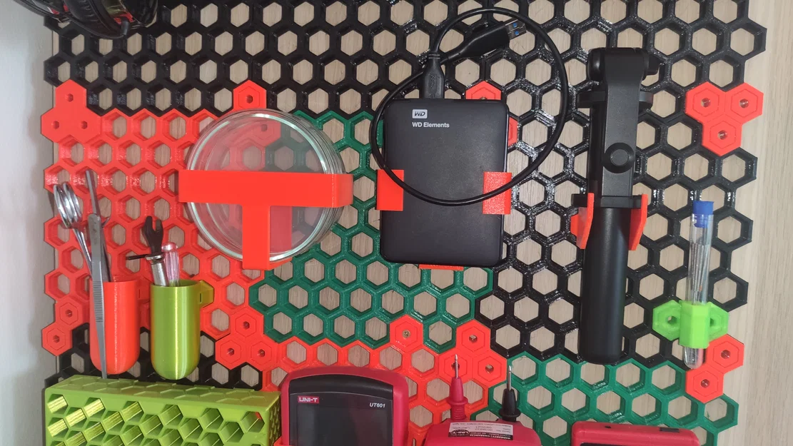 Bộ organizer treo tường honeycomb (không tương thích bản gốc) - Image 16
