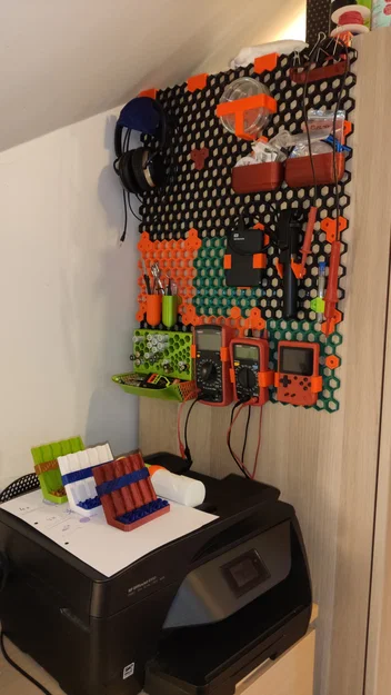 Bộ organizer treo tường honeycomb (không tương thích bản gốc) - Image 24