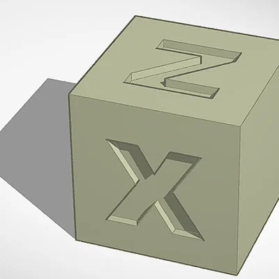 Khối lập phương kiểm chuẩn 20mm Calibration Cube cho máy in 3D