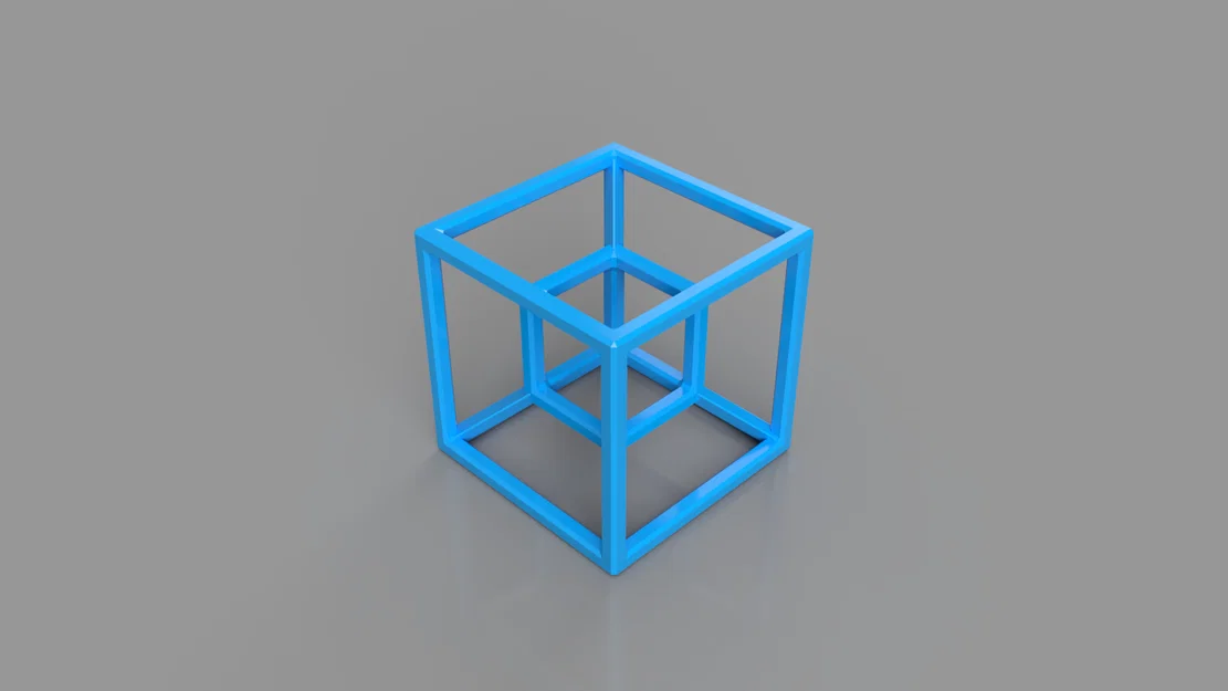 Tesseract (Khối lập phương 4 chiều mô phỏng 3D) - Image 1