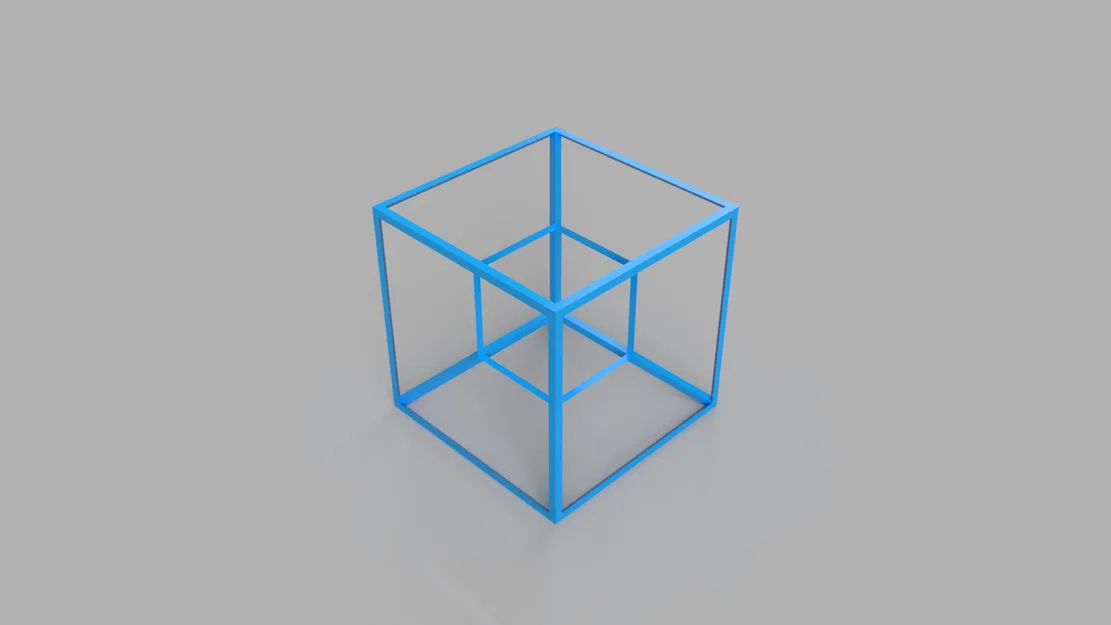 Tesseract (Khối lập phương 4 chiều mô phỏng 3D) - Image 3