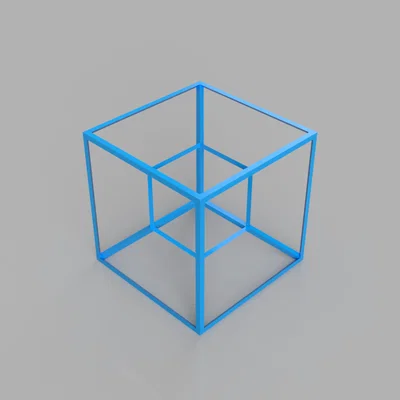 Tesseract (Khối lập phương 4 chiều mô phỏng 3D)