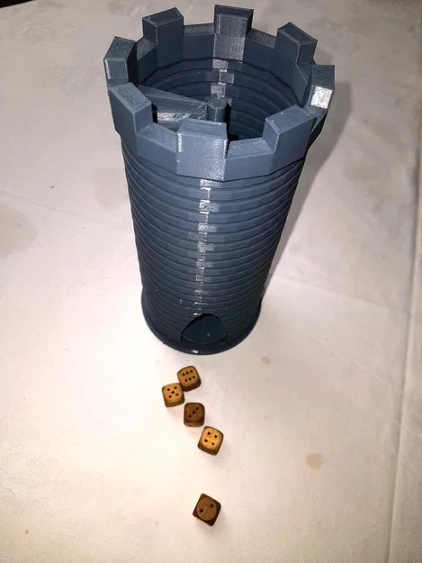 Mô hình tháp đổ xúc xắc (Dice Tower) 3D cho board game - Image 1