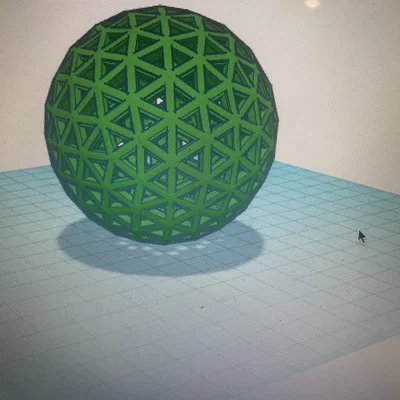 Mô hình quả bóng tennis rỗng (Airless tennis ball) in 3D siêu độc