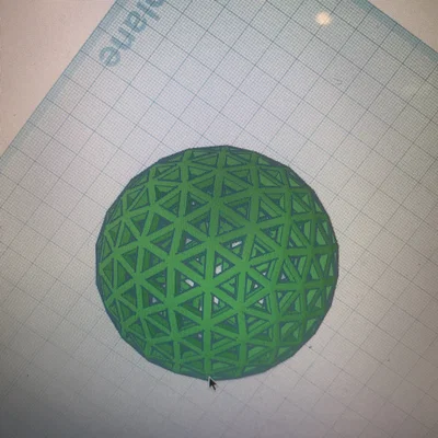 Mô hình quả bóng tennis rỗng (Airless tennis ball) in 3D siêu độc