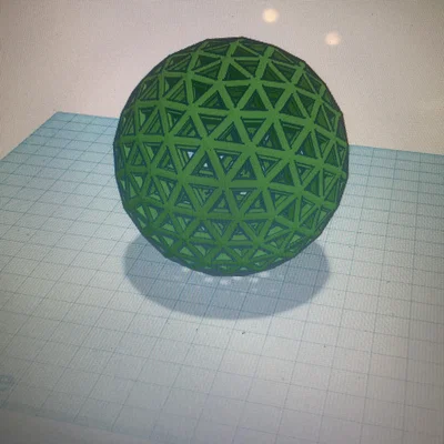 Mô hình quả bóng tennis rỗng (Airless tennis ball) in 3D siêu độc