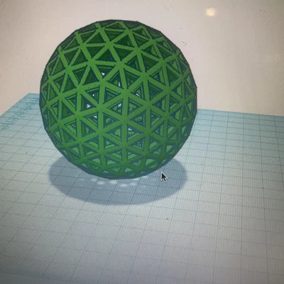 Mô hình quả bóng tennis rỗng (Airless tennis ball) in 3D siêu độc
