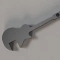 Móc khóa hình đàn Guitar 3D - Tùy biến tên cá nhân cực dễ - Thumbnail 3