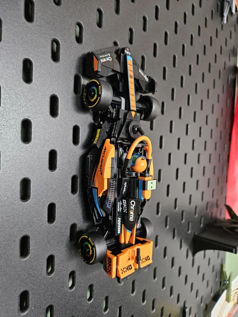 Giá treo tường IKEA Skadis cho xe đua Lego Speed Champions - Image 1