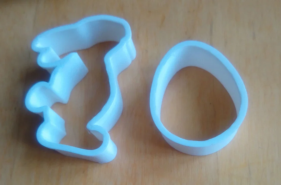 Bộ khuôn cắt bánh quy hình thỏ và trứng Phục sinh (3D Printed) - Image 1