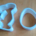 Bộ khuôn cắt bánh quy hình thỏ và trứng Phục sinh (3D Printed) - Thumbnail 1