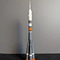 SOYUZ – Model tên lửa Nga tỉ lệ 1:200 (STL) dễ in, dễ lắp - Thumbnail 2