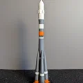 SOYUZ – Model tên lửa Nga tỉ lệ 1:200 (STL) dễ in, dễ lắp - Thumbnail 3