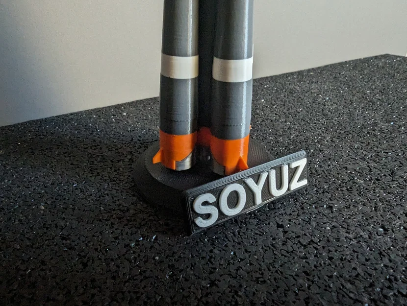 SOYUZ – Model tên lửa Nga tỉ lệ 1:200 (STL) dễ in, dễ lắp - Image 4