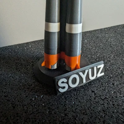 SOYUZ – Model tên lửa Nga tỉ lệ 1:200 (STL) dễ in, dễ lắp